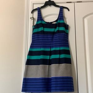 Loft-size 6 stripe dress. Work once!
